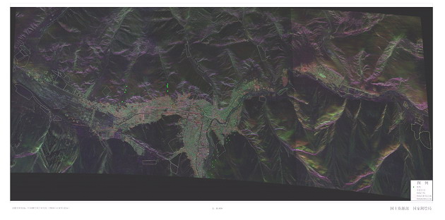 玉树地震机载雷达X-波段图像.jpg